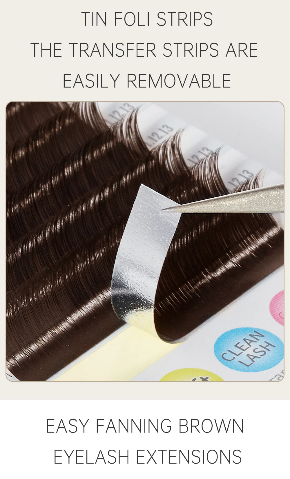 Yelix Camellia – Cils Easy Fan Brun Naturel, Volume Russe - Blinksy